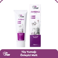 Dr. Paw - Hairball Malt Paste Kediler .çin Glütensiz ve Şekersiz Tüy Yumağı Önleyici 100 gr