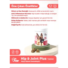 Dr. Paw - Hip & Joint Plus Büyük Irk Köpekler için Kalça ve Hareket Destekleyici Çiğnenebilir Tablet (60 adet, 120 gr)