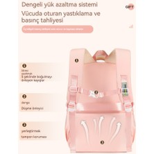 Bayan Lise Kolej Öğrencisi Renk Sişi Moda Büyük Kapasiteli Sırt Çantası Iki Parçalı Takım D521 (Yurt Dışından)