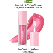 Dudaklara Dolgun ve Işıltılı Görünüm Sunan Gloss PERIPERA Ink Glasting Lip Gloss (13 Get Happy)