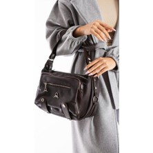 Kadın Postacı Çanta Çapraz Askılı Vegan Deri Omuz Çantası 32*22 cm Suni Deri Mega Bag