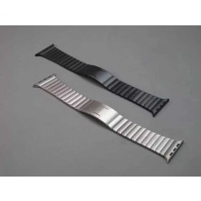 Gökmen Aksesuar Watch 10 46MM Uyumlu Krd-35 Metal Kordon-Gümüş