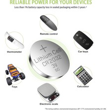 I-Gen Batteries I-Gen CR2032 Pil 5'li Paket Tartı, Baskül, Şeker Ölçüm Cihazı Pili Lityum Düğme Pil 3V 2032
