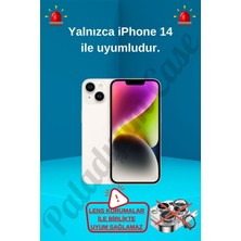 Paladyum Case Apple iPhone 14 Uyumlu Zigzaglı Dalgalı Gümüş Puf Kılıf