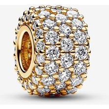 Pandora Işıltılı Pavé Üç Sıralı Charm 762820C01