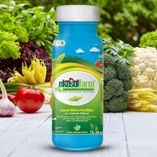 Ekosolfarm Organik Sıvı Solucan Gübresi 2 x 1 Litre Konsantre Organik Sıvı Yaprak Gübre