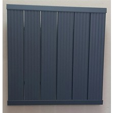 EuroStar Alüminyum Panel Radyatör Ekol 600X1700 Ral 7016 Antrasit Gri