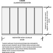 EuroStar Alüminyum Panel Radyatör Ekol 600X500 Ral 7016 Antrasit Gri