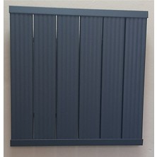 EuroStar Alüminyum Panel Radyatör Ekol 600X1400 Ral 7016 Antrasit Gri