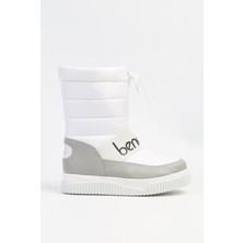Pierre Cardin Benetton®| BN-50032 - 3256 Beyaz - Kadın Bot