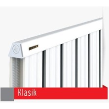 Alurad Alüminyum Panel Radyatör Klasik 1500 x 320 Ral 9010 Kırık Beyaz