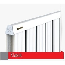 Alurad Alüminyum Panel Radyatör Klasik 900X8 Dilim Ral 9010 Radyatör