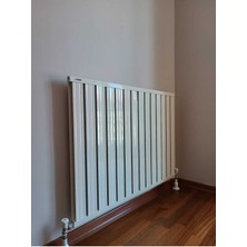 Alurad Alüminyum Panel Radyatör Klasik 1250 x 800 Ral 9010 Kırık Beyaz