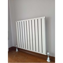Alurad Alüminyum Panel Radyatör Klasik 1250 x 800 Ral 9010 Kırık Beyaz