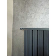 Alurad Alüminyum Panel Radyatör Klasik 525X20 Ral 7016 Antrasit Gri