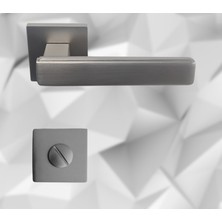 ALMITAL Lusso Inox Kapı Kolu Lüks Wc Kapı Kolu