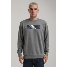 New World Polo Bisiklet Yaka Bordo Slim Fit Sweatshirt 24FWM60184