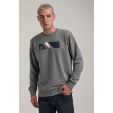 New World Polo Bisiklet Yaka Bordo Slim Fit Sweatshirt 24FWM60184