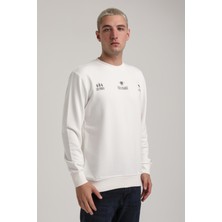 New World Polo Bisiklet Yaka Siyah Slim Fit Sweatshirt 24FWM60188