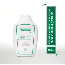 GLOWON KOLAJEN VE KERATİN ŞAMPUAN - HACİM ARTTIRICI VE DOLGUNLAŞTIRICI FORMÜL 300 ML