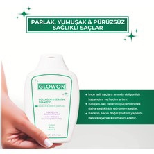 GLOWON KOLAJEN VE KERATİN ŞAMPUAN - HACİM ARTTIRICI VE DOLGUNLAŞTIRICI FORMÜL 300 ML