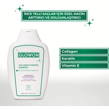 GLOWON KOLAJEN VE KERATİN ŞAMPUAN - HACİM ARTTIRICI VE DOLGUNLAŞTIRICI FORMÜL 300 ML