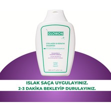 GLOWON KOLAJEN VE KERATİN ŞAMPUAN - HACİM ARTTIRICI VE DOLGUNLAŞTIRICI FORMÜL 300 ML