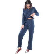 ASN Concept Kadın Lacivert Pijama Altı