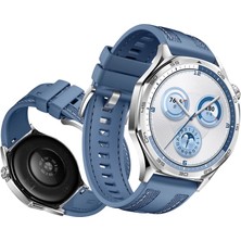 Bulut Aksesuar Huawei Watch Gt 5 Uyumlu Zore KRD-128 Silikon Kordon-Gri