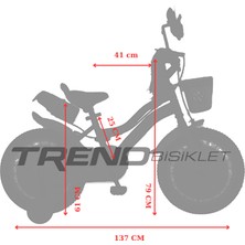 Trendbike Trendy Girl 20 Jant Bisiklet 6-10 Yaş Kız Çocuk Bisikleti