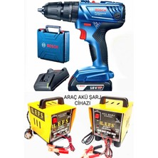 Bosch Gsb 180 Li Tek Batarya Matkap Vidalama ve Prolefs 12 V 20 Ah Akü Şarj Cihazı