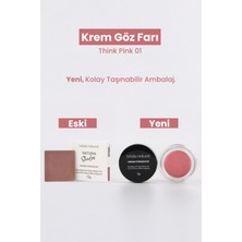 Bade Natural Krem Göz Farı Think Pink 01 %100 Doğal