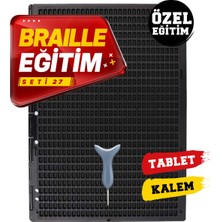 Braille Tablet ve Kalem Seti - 27