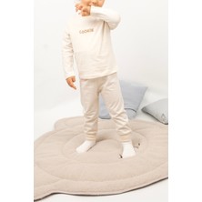 Vauva Kız Erkek Çocuk Pijama Takımı Uzun Kollu  Pamuklu Pijama Takımı