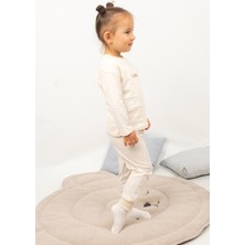 Vauva Kız Erkek Çocuk Pijama Takımı Uzun Kollu  Pamuklu Pijama Takımı