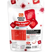 Pol’s Freeze Fresh Çıtır Küp Çilekli Elma 20 g x 7 Adet Freeze Dry Dondurularak Kurutulmuş Meyve