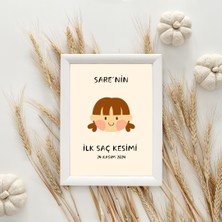 Sümer Çerçeveli Poster, Hatıra Bebek Saçı Tablosu, Ilk Saç Hatırası, Pinterest Bebek Odası Dekorasyonu