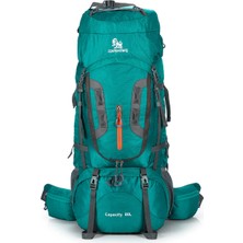 Raikou Ultra Dayanıklı Su Geçirmez Trekking Çantası – Ergonomik Tasarım, 80L Kapasite-Yeşil