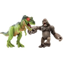 Twox  Primal Clash Gorilla Vs T-Rex Sesli Işıklı Oyun Seti