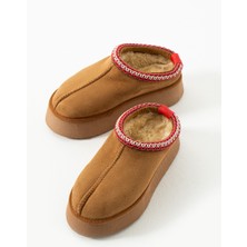 Tia Kadın Süet Içi Kürklü Kışlık Terlik Bot & Bootie