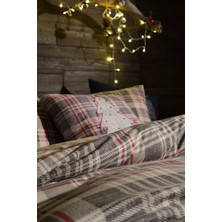 Doqu Home Flanel Nevresim Takımı Wendy Tek Kişilik Krem