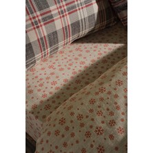 Doqu Home Flanel Nevresim Takımı Wendy Tek Kişilik Krem