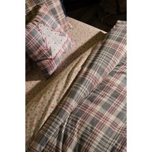 Doqu Home Flanel Nevresim Takımı Wendy Tek Kişilik Krem