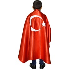 Kostüm Sarayı Bayrak Pelerin | Ay Yıldızlı Bayrak Pelerin