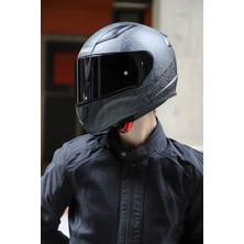 LS2 Rapid 2 Takaroa Mat Siyah Kask