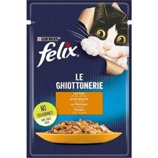 Felix Sensations Taze Jöle Içerisinde Tavuklu Yetişkin Konserve Kedi Maması 85 gr