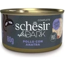 Schesir After Dark Pate Tavuklu ve Ördekli Yetişkin Kedi Konservesi 80 gr