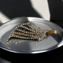 Gigi Giyim Yaprak Desenli Pens Toka