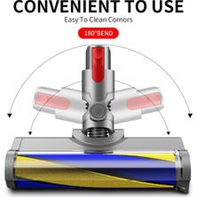 Uniicornns Dyson V7 V8 V10 V11 V15 Toz Dedektörü Işıklı Elektrikli Süpürge Başlıklı Temizleyiciler Için Başlıklar, Yumuşak Silindir Temizleyici Başlık Parçaları (Yurt Dışından)