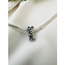 Ni Aksesuar Gümüş S925 Damgalı Villains Maleficent Charm